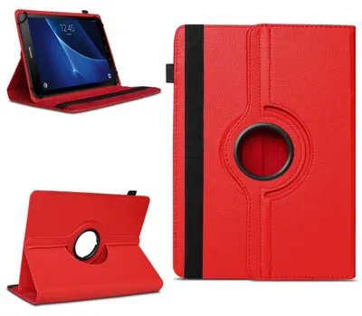 Produktbild von Schutzhülle für Samsung Galaxy Tab A6 10.1 2016 2019 Tablet Hülle Tasche DrehbarFarben:Rot