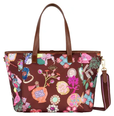 Produktbild von Oilily Handtasche Umhängetasche Deja Futur Haroony Handbag Hot Chocolate dunkelbraun