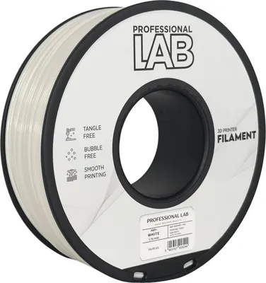 Zdjęcie produktu dla Filament Prof. Lab Abs+ 1.75Mm 1Kg Biały | White