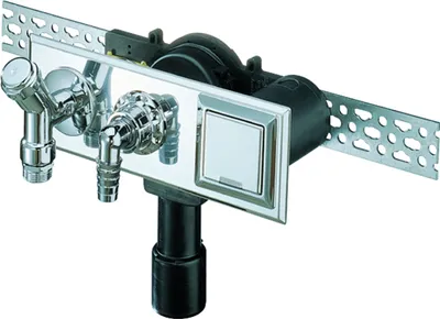 Produktbild von DALLMER Wandeinbau-Waschgeräte-Siphon  406 E, DN 40/DN 50