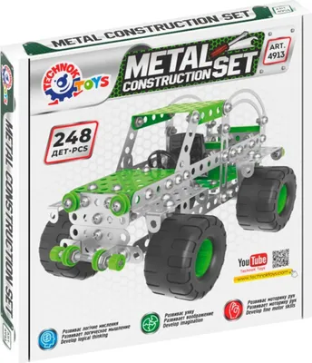 Produktbild von Metall-Geländewagen-Bausatz zum Zusammenbauen Constructor 4913