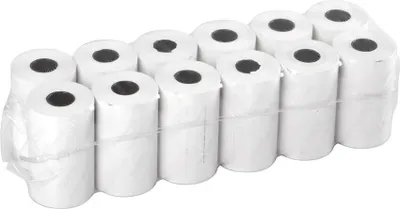 Obrázek produktu pro Role termopapíru pro pokladny, 12 ks - 55 g/m² - 57 mm x 15 m