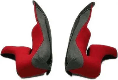 Produktbild von X-Lite X-403 GT/Ultra Carbon Wangenpolster, schwarz/rot, L