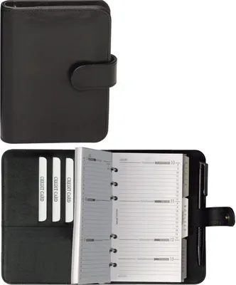 Obrázek produktu pro bind® 16501 Jízdní řád A6 Imitace kůže Nappa černá(S)