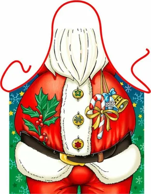 Produktbild von Weihnachtsmann - Lustige Schürze Küchenschürze