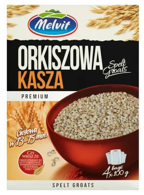 Immagine prodotto di Semola di farro in sacchetti Melvit 4 x 100 g