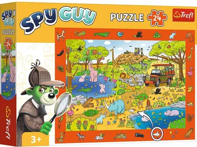 Obrázok produktu pre Trefl 15591, 24 kusov, Zvieratá, 3 rok / roky
