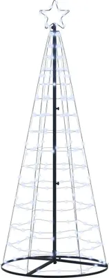 Zdjęcie produktu dla vidaXL Choinka LED z 390 diodami LED zimna biel 250 cm żelazko
