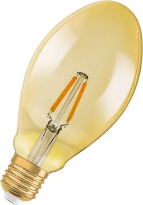 Produktbild von OSRAM Vintage 1906 LED SPECIAL Shapes 4W 824 Gold E27 Lampe 470lm 2400K warmweiss wie 40W 4099854091117
