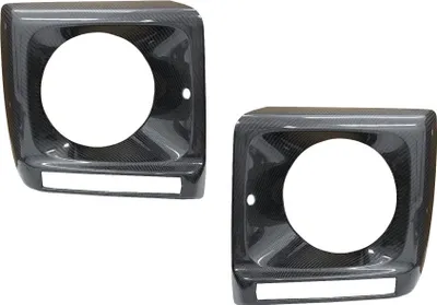 Immagine prodotto di Coprifari in fibra di carbonio per Mercedes G W463 1989-2018 G65 Look.