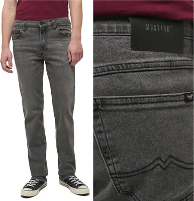 Produktbild von MUSTANG, Herren Jeanshosen, Straight fit, TRAMPER STRAIGHT, W38 L32, Schwarz, Jeans, baggyjeans, buggy