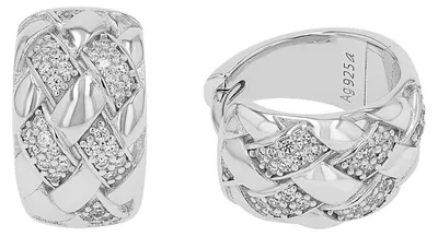 Produktbild von JOOP! Damen Creolen 2040550 Silber 925 synth. Zirkonia