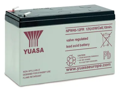 Immagine prodotto di Accumulatore al piombo YUASA NP45-12, 12 V-/8,5 Ah
