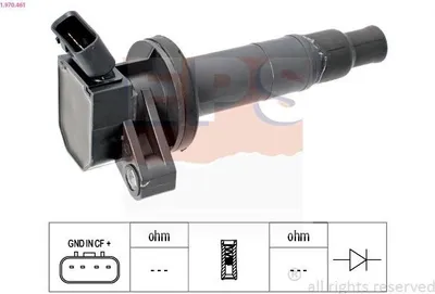 Produktbild von Zündspule 1.970.461 für die Zündanlage, mit COIL ON PLUG Anschlusstechnik