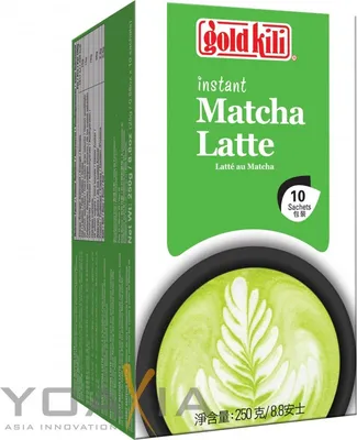 Produktbild von 250g GOLD KILI Instant MATCHA Latte Getränk / Matcha Latte 10 Beutel á 25g