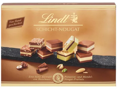 Produktbild von Lindt Schicht-Nougat 125g
