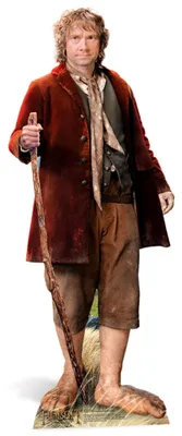 Immagine prodotto di Lo Hobbit, Lo stand-up di cartone di Bilbo