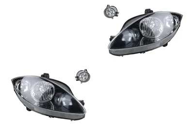 Zdjęcie produktu dla Johns, zestaw reflektorów pasuje do Seat Toledo Altea 5P 04- 09 H7 H1 Li.& Re. + przeciwmgielne 5P1941005E 5P1941005D 5P1941029C 5P1941029B 5P1941029A 5P19410