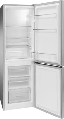 An open refrigerator with its interior visible.