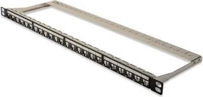 Obrázek produktu pro Digitus DN-91422, Cat6a, Instalace do racku, 0.5U, Černá, SPCC, -20 - 70 °C