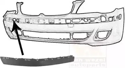 Produktbild von VAN WEZEL 0663582 Stoßstangen-Abdeckung Vorne Rechts für BMW 7 (E65, E66, E67)