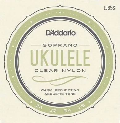 Produktbild von D'Addario Clear Nylon Konzert-Ukulelensaiten EJ65S