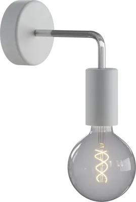 Image de Applique murale pour salle de bain IP65 Fermaluce EIVA Elegant Creative Cables APE2NE Gris ciel
