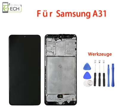 Produktbild von Für Samsung Galaxy A31 A315F LCD (OLED) Display mit Rahmen Bildschirm Werkzeuge
