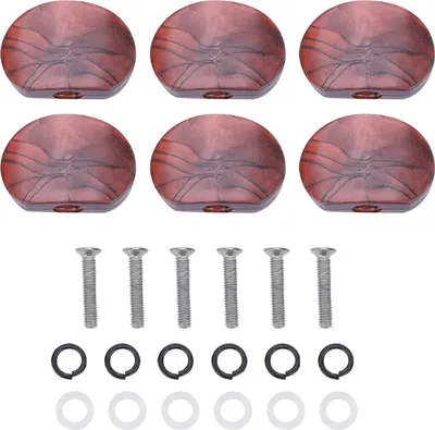 Image de 6 pièces/kit de chevilles d'accord Mécanismes Boutons Acryliques pour Guitare(#5)