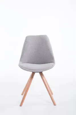 Produktbild von Besucherstuhl HLO-CP8 Stoff Natura Rund  grau