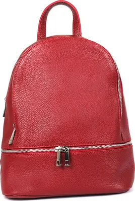 Image de Sac à dos de ville rouge Florence Sac à dos en cuir D2OTF612R