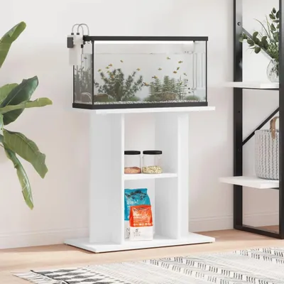 Obrázek produktu pro vidaXL Akvarijní stojan bílý 60x30x60 cm Dřevěný materiál