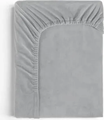 Immagine prodotto di Sleeptime Velvet, lenzuolo matrimoniale grigio 180 x 200 cm