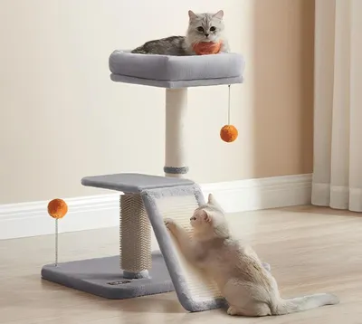 Produktbild von Feandrea Kratzbaum mit Liegefläche, multifunktionaler Katzenbaum mit Plattform