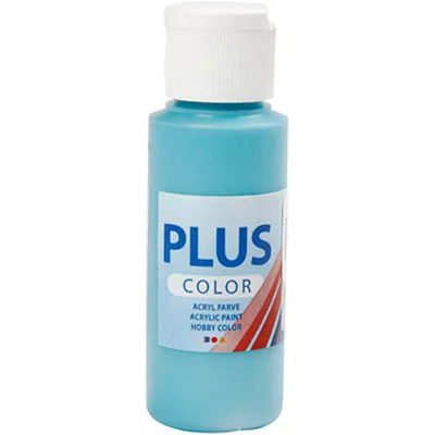 Produktbild von Plus Color Bastelfarbe, Türkis, 60 ml/ 1 Fl. [HOB-39672]