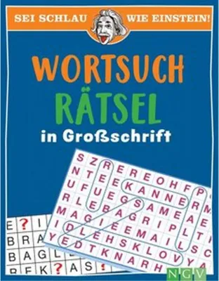 Produktbild von Sei schlau wie Einstein! - Wortsuchrätsel in Großschrift