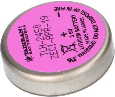 Produktbild von Tadiran Lithium 3,6V Batterie TLH-2450/P 1/10C - 2 Pins an der Unterseite -55ºC bis +125ºC Hochtemperatur