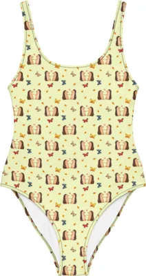 Produktbild von Mr. & Mrs. Panda Swimsuit Igel Liebe Größe S - Gelb - Geschenk, Freundin, Hochzeit, Bademode, Hochzeitstag, Damenbadeanzug, Schwimmanzug, Badeanzug, Freund