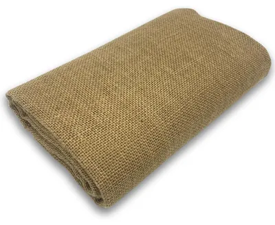 Image de Tissu en jute, 100 cm de largeur - Fibres naturelles - 160 cm de largeur - 280 g/m² - Idéal pour les projets créatifs et le bricolage