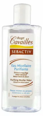 Productafbeelding van Roger Cavailles Sebactiv Reinigingswater met micellen, voor alle huidtypes, 250 ml *Testproduct