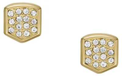 Image de Boucles d'oreilles Fossil Gold collection Heritage - femme