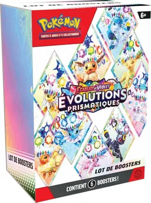 Produktbild von Asmodee Pokémon EV8.5 : Bundle - 6 boosters, Kartenspiel, 6 Jahr(e), 10 min, 10 min