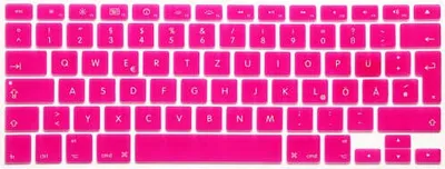 Produktbild von System-S Silikon Tastaturschutz Tastaturabdeckung QWERTZ Deutsche Tastatur Abdeckung Schutz für MacBook Pro 13" 15" 17" iMac MacBook Air 13" in Pink
