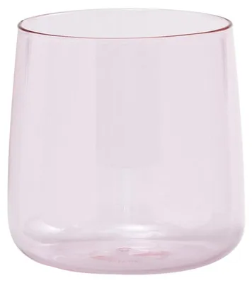 Immagine prodotto di Zafferano Set 6 Bicchieri No Bilia in vetro borosilicato soffiato a mano, design elegante e resistente, colore rosa, ideale per bevande fredde