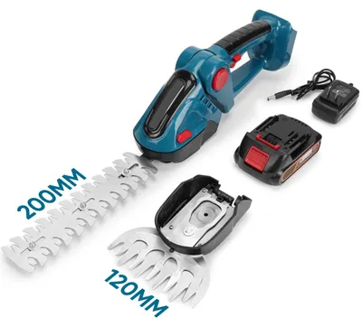 Obrázek produktu pro Akumulátorové nůžky na živé ploty - Elektrické nůžky na keře - Délka řezu 55,9 cm - Lithium-iontová baterie součástí balení - Motor s kartáči - Kompatibilní s bateriemi Makita 18 V - Černá barva