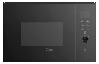 Produktbild von Midea TG925H3MTBL Einbau Mikrowelle 900 Watt mit Grill 1000W, 25l Schwarz - inkl.