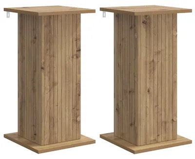 Obrázek produktu pro vidaXL Stojan na květiny, 2 ks, dub Artisan, 30,5 x 30 x 60,5 cm