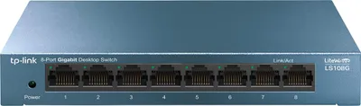 Obrázok produktu pre TP-Link LS108G, Nespravované, Gigabit Ethernet (10/100/1000)