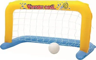 Image de But de Handball Aquatique 137x66cm, Jouet de Plage pour Enfants/Adultes, Volley/Basketball Gonflable, Jeux Piscine