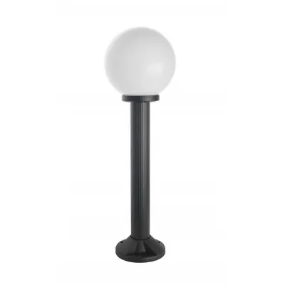 Obrázek produktu pro Zahradní lampa 70 cm koule bílá nebo kouřová 20 cm 1xE27 černá IP43 SU-MA Kule K 5002/3/K 200